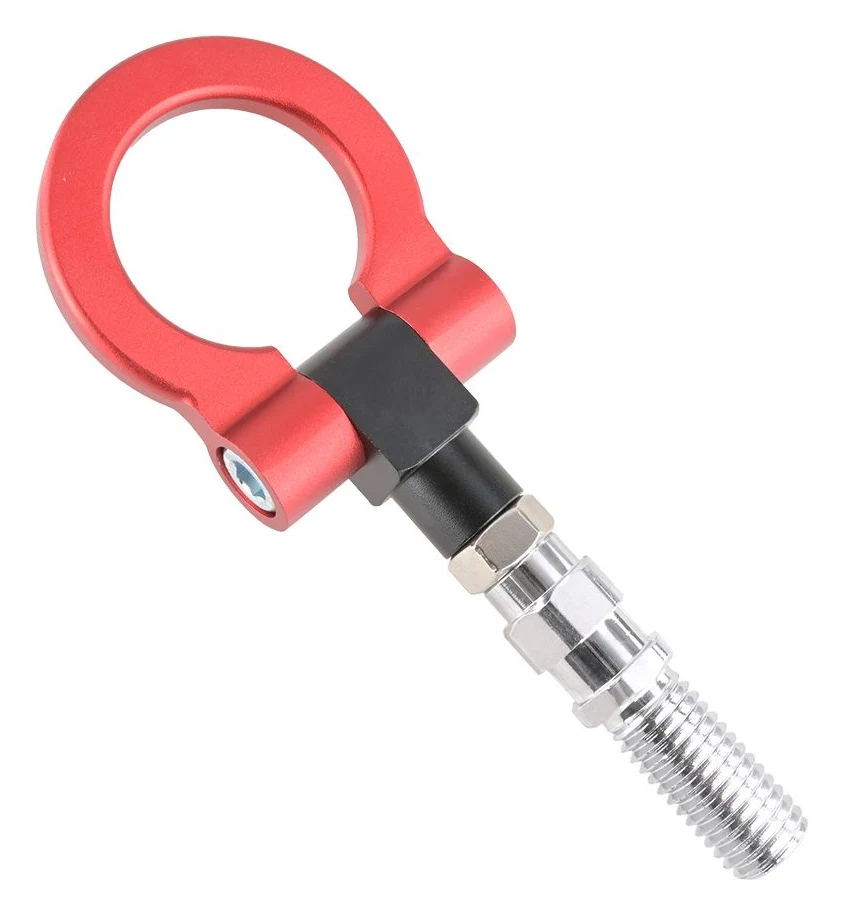 Ucho holownicze Jr.Spec okrągłe M18x2.5 czerwone