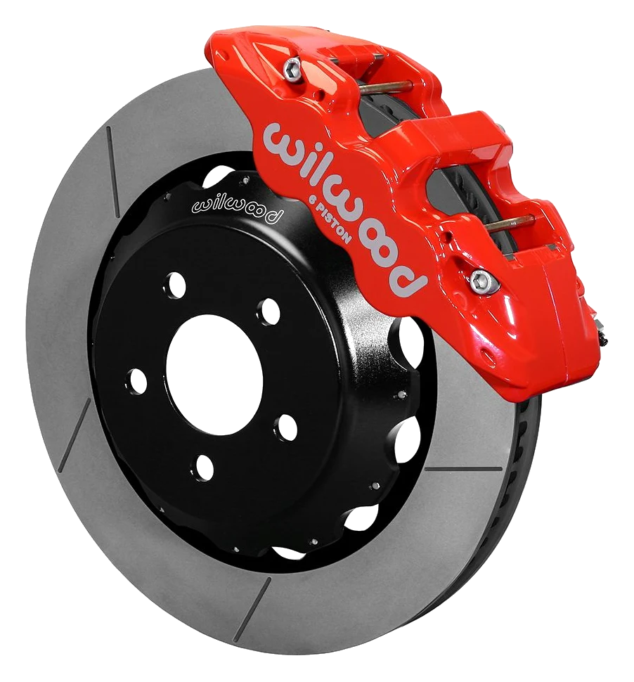 Wilwood 140-13886-R AERO6 Big Brake Zestaw hamulcowy przedni 14.00 czerwony Ford