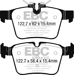 DP42215R Klocki hamulcowe YELLOWSTUFF EBC Brakes Mercedes-Benz Mercedes-Benz C300 W205 C350e W205 C400 W205 CClass W205 C160 CClass W205 C180 CClass W205 C180 TD CClass W205 C200 CClass W205