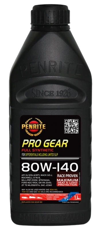 Olej przekładniowy Penrite PRO Gear 80W140 Full Synthetic 1L