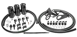 Triple Catch Can Kit Fluid Lock Radium Engineering for Chevrolet Corvette LT1 2014-2019