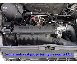 Zamiennik zaworu EGR Mercedes z silnikami 1.7 CDI - EGR_20/ZU
