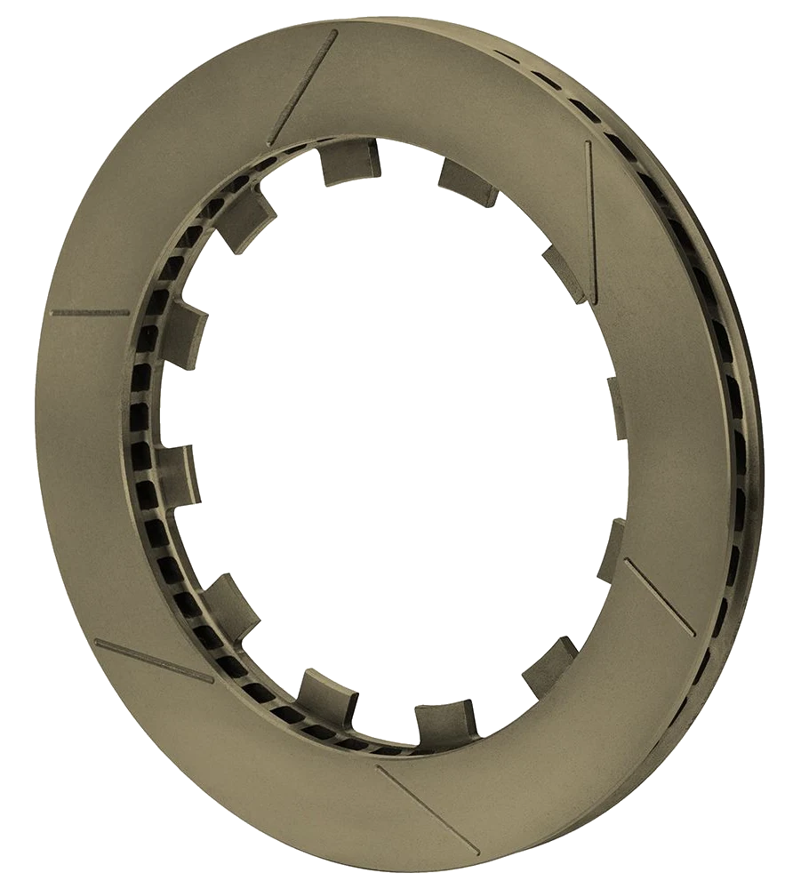 Wilwood 160-15875-B GT Slotted 48 Curved Vane Rotor 13in Burnished Right