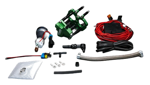 RTMG Performance Upgrade Kit for LPFP of 1.8 / 2.0 TSI EA888 Gen 3 - 1300 HP Walbro 450 / 525 Aeroflow filter AN8 kit HPFP cap