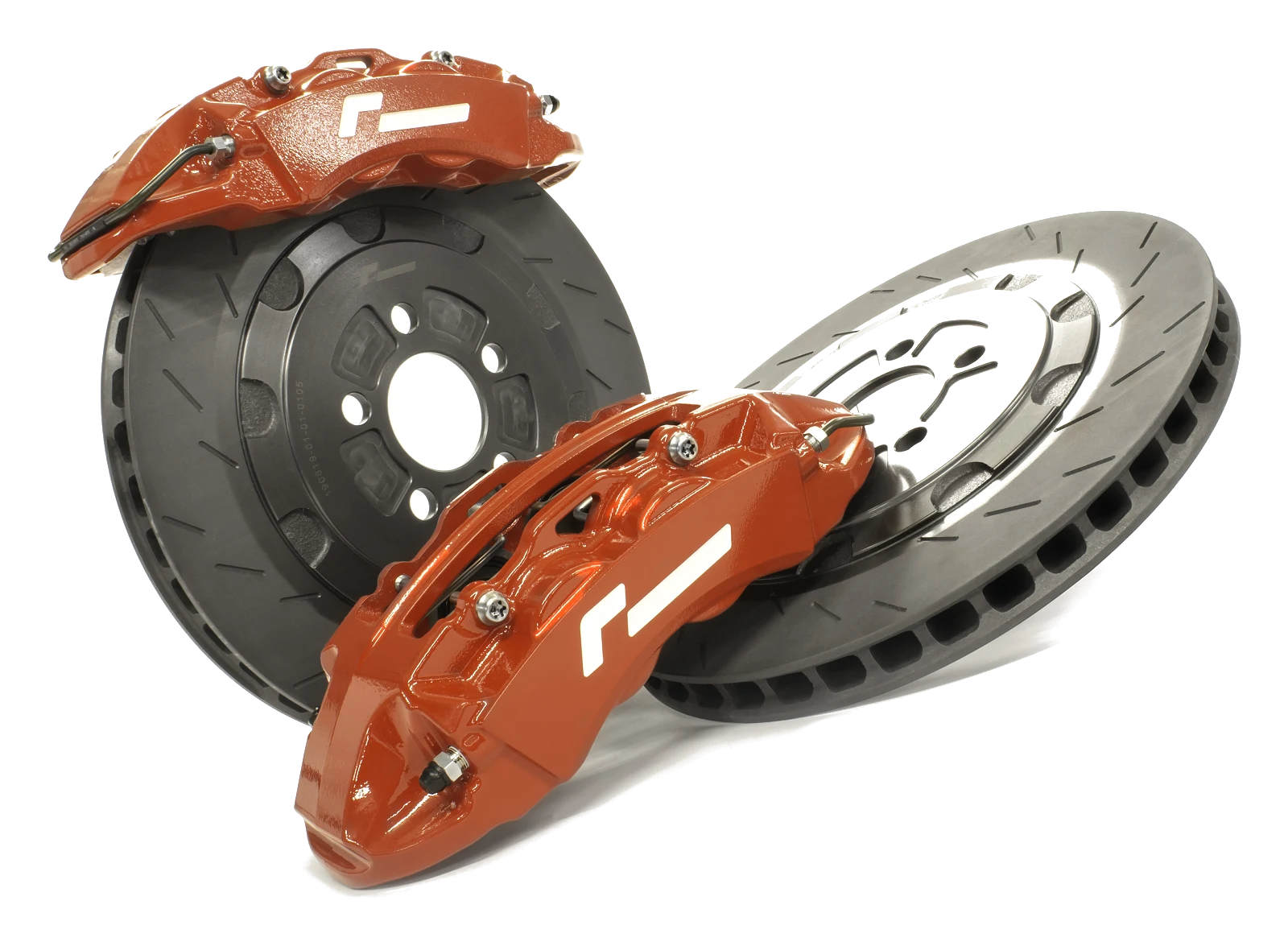 RacingLine Stage 2 Evo Big Brake Kit Red 345mm 4 Pot for Audi A3 S3 8P VW Golf MK5 MK6 R32 EA888 EA113