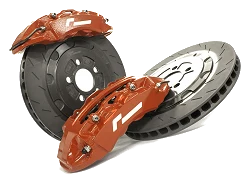 RacingLine Stage 2 Evo Big Brake Kit Red 345mm 4 Pot for Audi A3 S3 8P VW Golf MK5 MK6 R32 EA888 EA113
