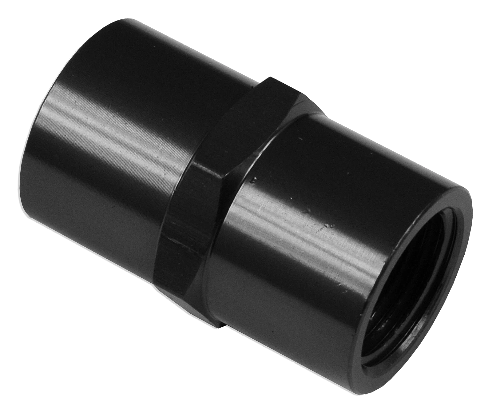 1/2 NPT Nypel adapter żeńsko-żeński łącznik Czarny