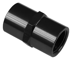 1/2 NPT Nypel adapter żeńsko-żeński łącznik Czarny