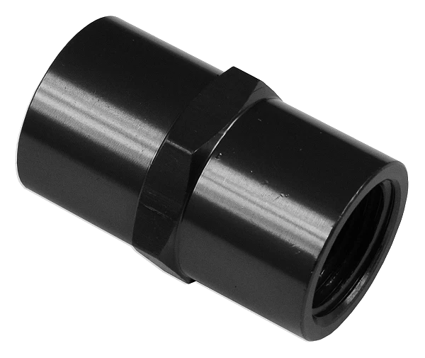 1/8 NPT Nypel adapter żeńsko-żeński łącznik Czarny