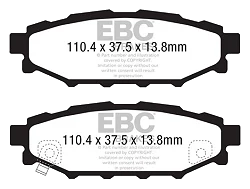 DP41584R Klocki hamulcowe YELLOWSTUFF EBC Brakes Subaru BRZ Forester Impreza Legacy BL5 Legacy BP5 Legacy Legacy BPD Legacy BLD Legacy BRD Outback XV Toyota GT86 Subaru BRZ Crosstrek Foreste