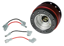 Quick Release JRspec – rozpinka kierownicy Czerwony