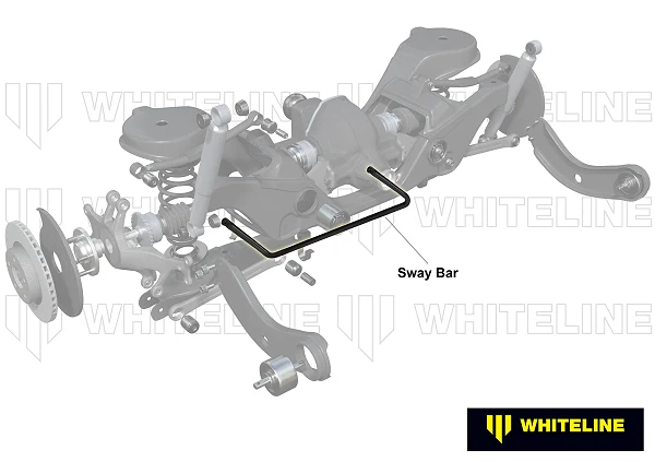 Sway Bar Rear Axle 18mm 2 Point Adjustable Whiteline BMR77Z