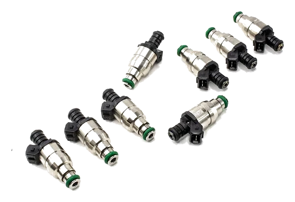 Zestaw wtryskiwaczy DeatschWerks uniwersalne nisko ohmowe 14mm 8szt 1800cc/min