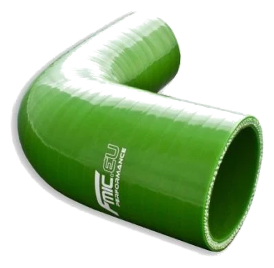 Silikonowe kolanko redukcyjne 90' 48/63mm Zielony - 009048/63-G