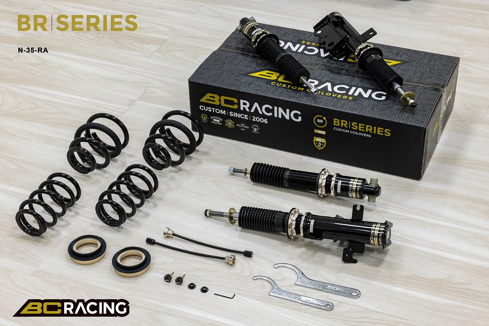 Zawieszenie gwintowane BC Racing Q-04-BR-RN Chevrolet Camaro 2009-2013