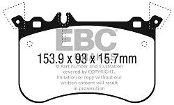 DP42311R Klocki hamulcowe YELLOWSTUFF EBC Brakes Mercedes-Benz CLA Shooting Brake X117 CLA45 AMG Mercedes-Benz CLA45 AMG C117 GLA45 AMG X156 AClass W176 A45 AMG CLAClass C117 CLA45 AMG GLACl