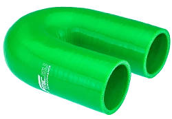 Kolanko silikonowe 180' 35mm Zielony