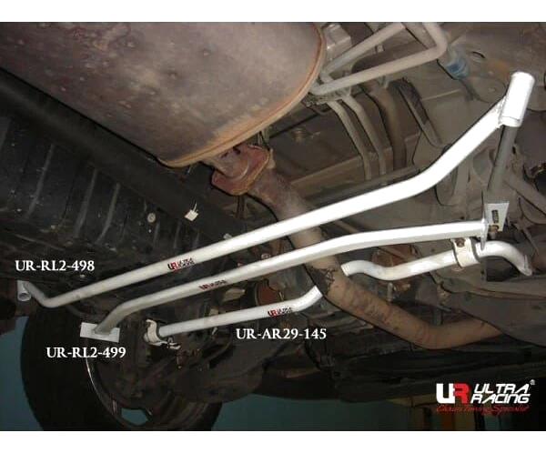 Rozpórka tylna dolna (Rear Lower Bar) (499) Ultra Racing Nissan Elgrand (E51) 3.5 V6 4WD 02-10