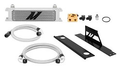 Zestaw chłodnica oleju z termostatem Mishimoto Subaru Impreza WRX 2001-2005 Srebrna