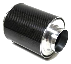 Pipercross Carbon Air Filter Canister with 76mm O/D Inlet Outlets Forge Motorsport FMPK371