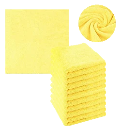 10x Ścierka ściereczka gruba Mikrofibra do lakieru docierania wosków QD 40x40 cm 550 g/m2 Bezszwowa