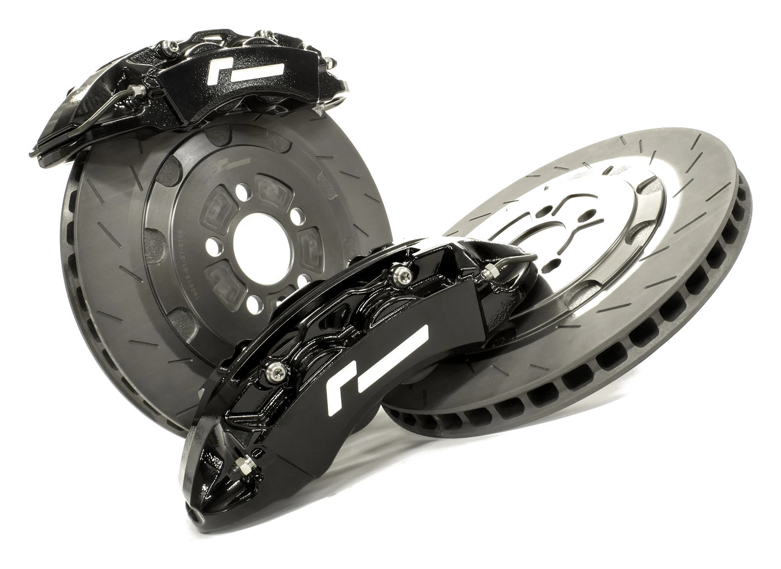 RacingLine Stage 2 Evo Big Brake Kit Black 345mm 4 Pot for Audi A3 S3 8P VW Golf MK5 MK6 R32 EA888 EA113