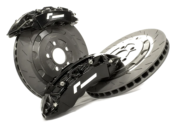 RacingLine Stage 2 Evo Big Brake Kit Black 345mm 4 Pot for Audi A3 S3 8P VW Golf MK5 MK6 R32 EA888 EA113