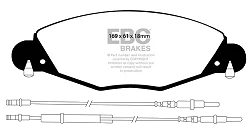 DP1372 Klocki hamulcowe ULTIMAX2 EBC Brakes Citroen C5