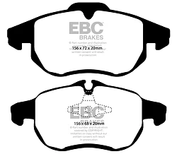 DP41414R Klocki hamulcowe YELLOWSTUFF EBC Brakes Cadillac BLS Opel Astra H OPC Astra GTC H OPC Signum Vectra Zafira B OPC Saab VAUXHALL Astra H Astra Sport Hatch H Signum Vectra Zafira B Saa