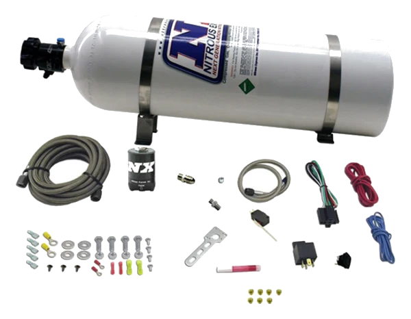 Diesel Stacker 4 Nitrous Express NXD12002 with Solenoid 15Lb Bottle (6.8 kg)