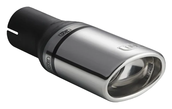 Uniwersalna końcówka tłumika owalna 95×65mm długość 120mm średnica montażowa 50mm - N1-10-1/50