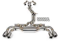 Aktywny układ wydechowy z klapami Cat-Back Dual Flow FMIC.Pro Porsche Cayenne 9YA Coupe 9YB 3.0L 2018-2022
