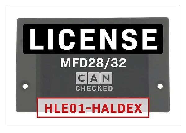 CANchecked Licencja MFD28/32 HLE01 do sterowania Haldex Gen1 Gen2