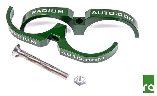 Uchwyt podwójny 60mm do filtrów i pomp paliwa Radium Engineering