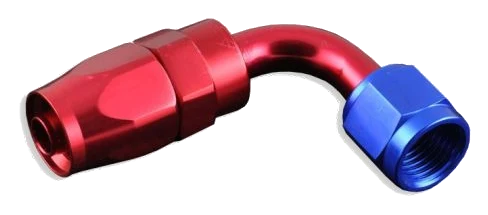 Końcówka Swivel FMIC.EU AN4 90' Viton czerwona