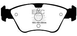 DP1075 Klocki hamulcowe ULTIMAX2 EBC Brakes Chrysler USA Crossfire Mercedes-Benz CLK C208 CLK200 Convertible CLK C208 CLK230K Convertible CLK C208 CLK320 SLK R170 SLK320 EClass T210 E200 K E