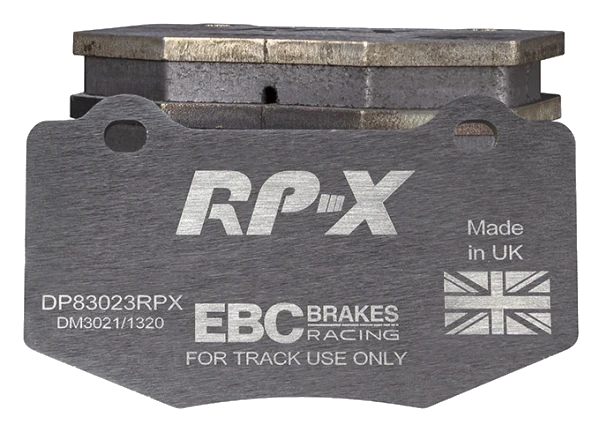 DP83023RPX Sportowe klocki hamulcowe RP-X Racing EBC Brakes Chevrolet Corvette C7 Stingray Chevrolet Camaro 6th Gen Corvette C7 Stingray Z51 Cadillac ATS-V Camaro 6th Gen SS Corvette C7 Gran