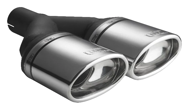 Uniwersalna końcówka tłumika owalna 120×80mm długość 250mm średnica montażowa 50mm - N2-28/50