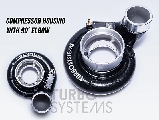 Turbocharger TurboSystems HTX4064B2 air outlet 90 degrees