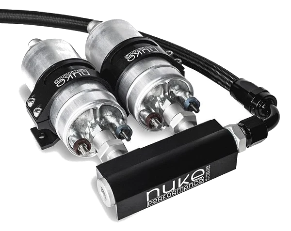 Nuke Performance Fuel Log Collector for 2x WALBRO GSL392 Fuelpumps