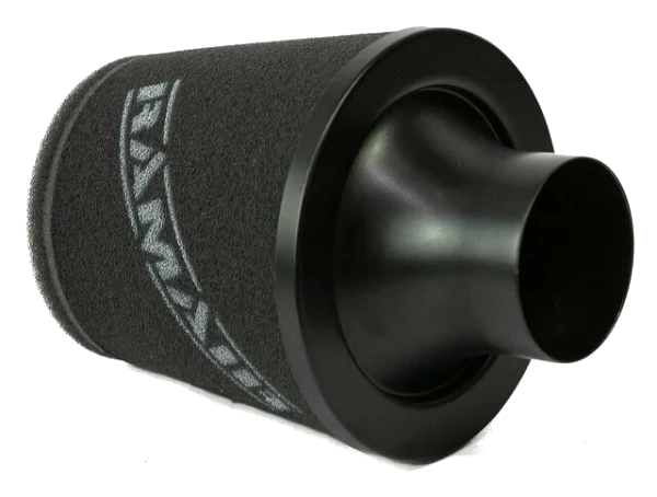 Uniwersalny stożkowy filtr powietrza aluminium Ramair JS-107-BK 80mm
