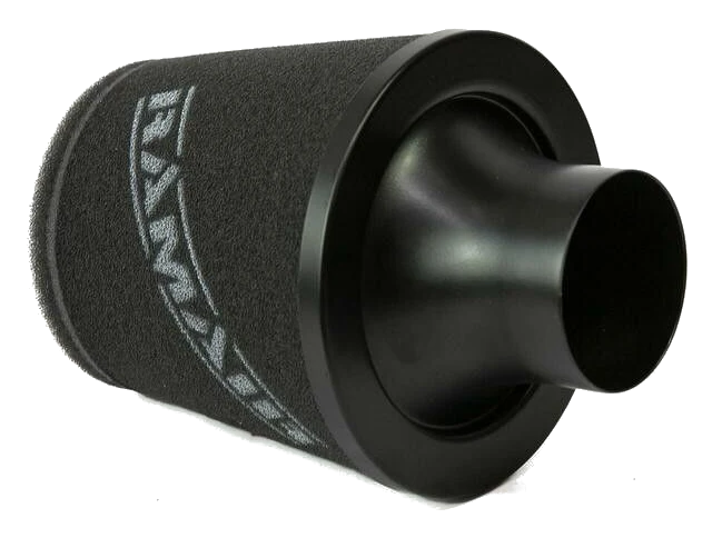 Uniwersalny stożkowy filtr powietrza aluminium Ramair JS-107-BK 80mm
