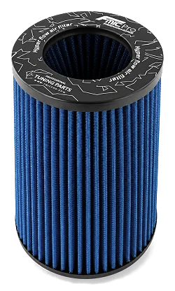 Stożkowy filtr powietrza FMIC.Pro dł. 225mm średnica montażowa 102mm niebieski
