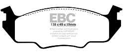 DP366/2 Klocki hamulcowe ULTIMAX2 EBC Brakes Volkswagen Golf Mk1 Jetta Mk1 Passat B1 Estate Passat B1 Passat B2 Scirocco Mk1 - DP366/2