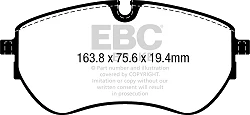 DPX2377 Klocki hamulcowe ULTIMAX2 EBC Brakes Volkswagen COMMERCIAL Amarok Amarok 4motion