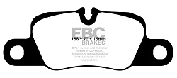 DP41858R Klocki hamulcowe YELLOWSTUFF EBC Brakes Porsche 911 991 Panamera 970 Panamera 2nd Gen 971 Porsche 911 991 Panamera Panamera 971 911 991 Carrera S 911 991 Carrera 4S 911 991 Carrera