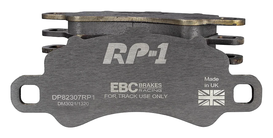 DP82307RP1 Sportowe klocki hamulcowe RP-1 Racing EBC Brakes Porsche 718 Spyder 982 Boxster 718 Cayman 718 Porsche 911 991/2 Boxster 718 Cayman 718 911 991/2 Carrera 911 991/2 Carrera 4 911 9