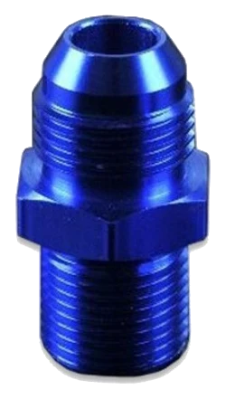 AN8 M10x1.5 Nypel adapter męsko męski Niebieski