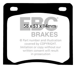 DP237 Klocki hamulcowe ULTIMAX2 EBC Brakes Honda Civic 1st Gen SB