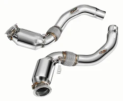 Downpipe FMIC.Pro BMW F15 F16 X5 50ix X6 50ix 4.0 4.4L N63B 2015- z katalizatorem